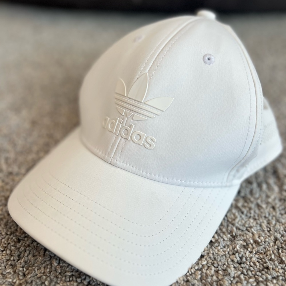 Adidas White Cap
